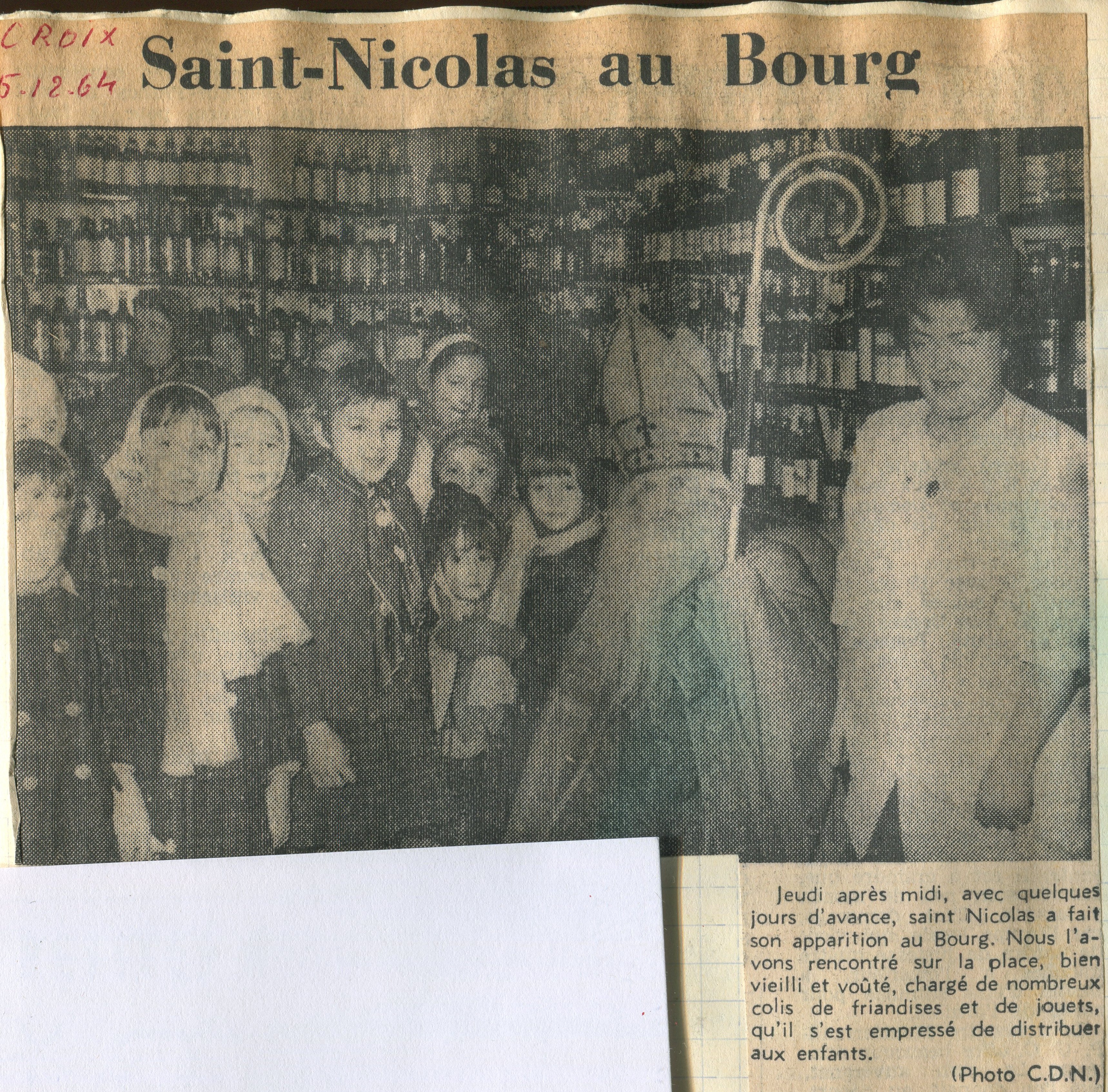 St Nicolas La Croix du 5 décembre 1964