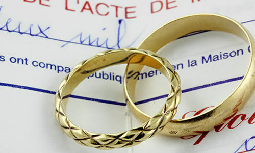 Lien vers Acte de Mariage