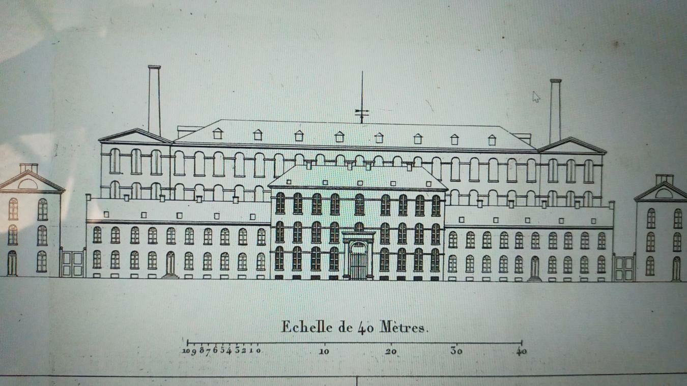 plan architectural de la grande fabrique